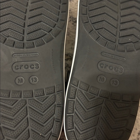 CROCS Black and White Clogs - Picture 3 of 5